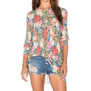Wildfox delivery floral mini dress, sweater, tunic